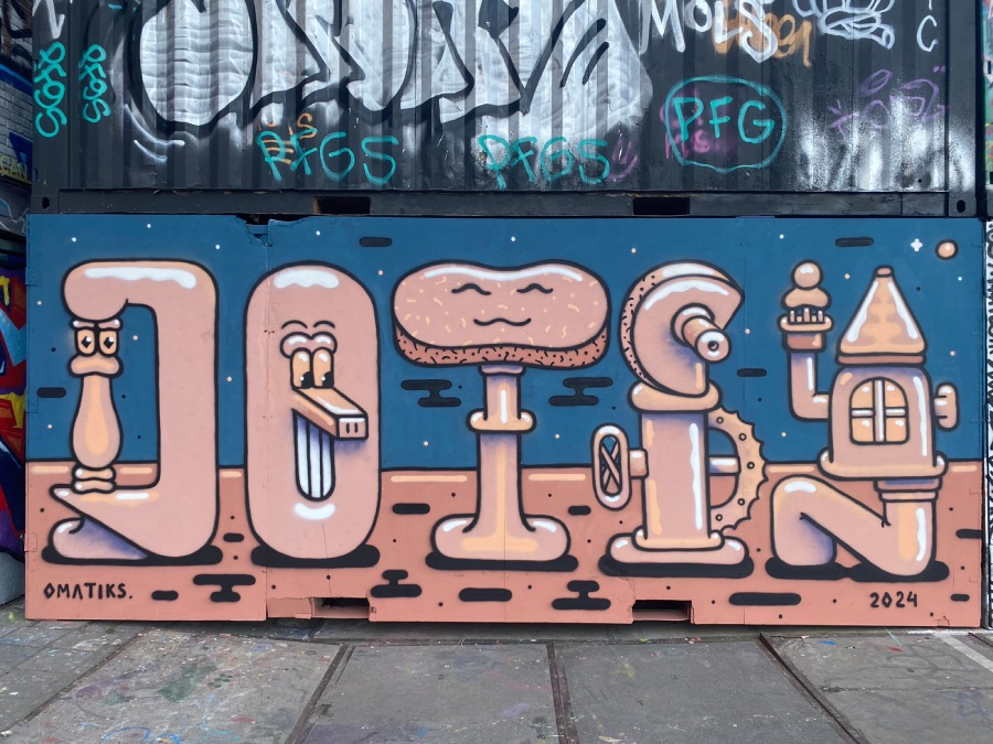 DOTSY, ndsm, graffiti, amsterdam